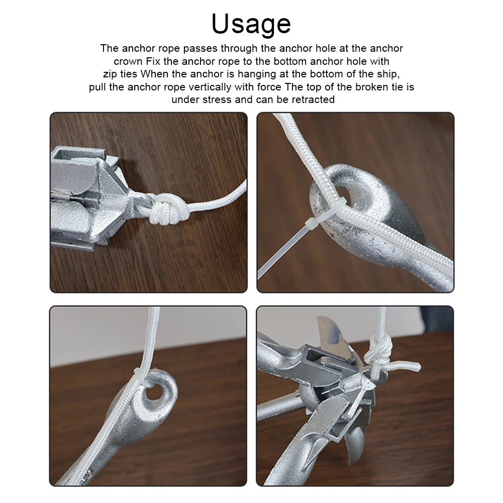 0.7KG 1.5KG Stainless Steel Fo - Fishing Kayak Anchor ulasan dan harga