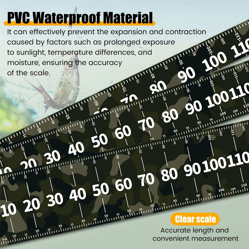 1pcs Fishing Ruler PVC Waterpr - Fishing Kayak Crate ulasan dan harga