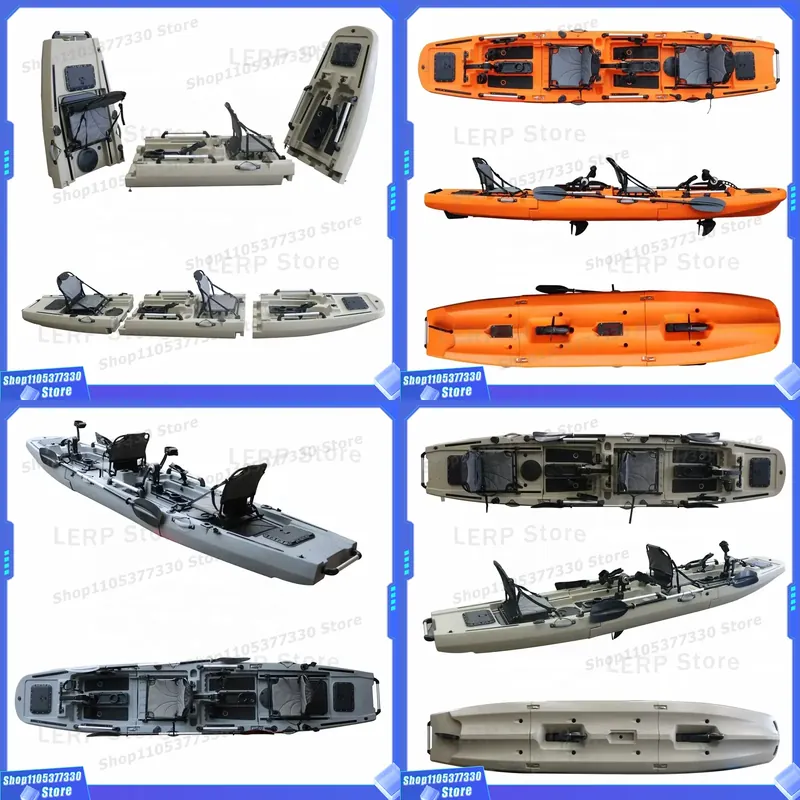 14.5FT Modular Kayak Double Se - Fishing Kayak Sit In ulasan dan harga