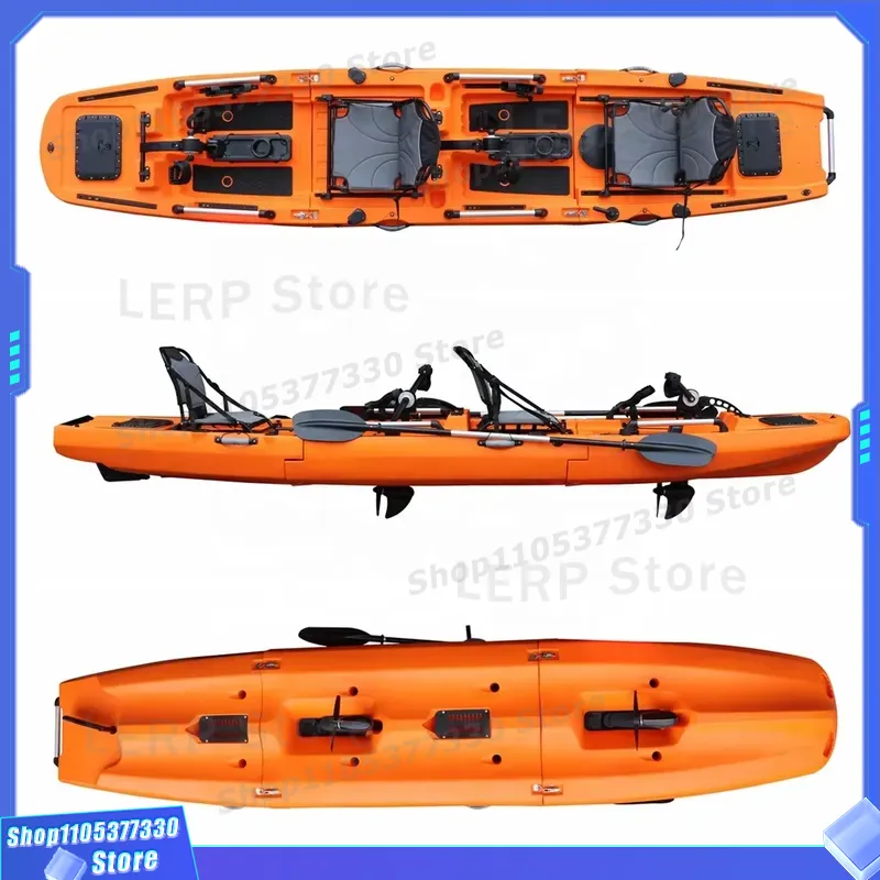 14.5FT Modular Kayak Double Se - Fishing Kayak Sit In ulasan dan harga