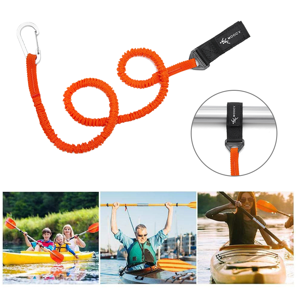 5-1PCS Elastic Kayak Canoe Pad - Fishing Kayak Paddle Leash ulasan dan harga