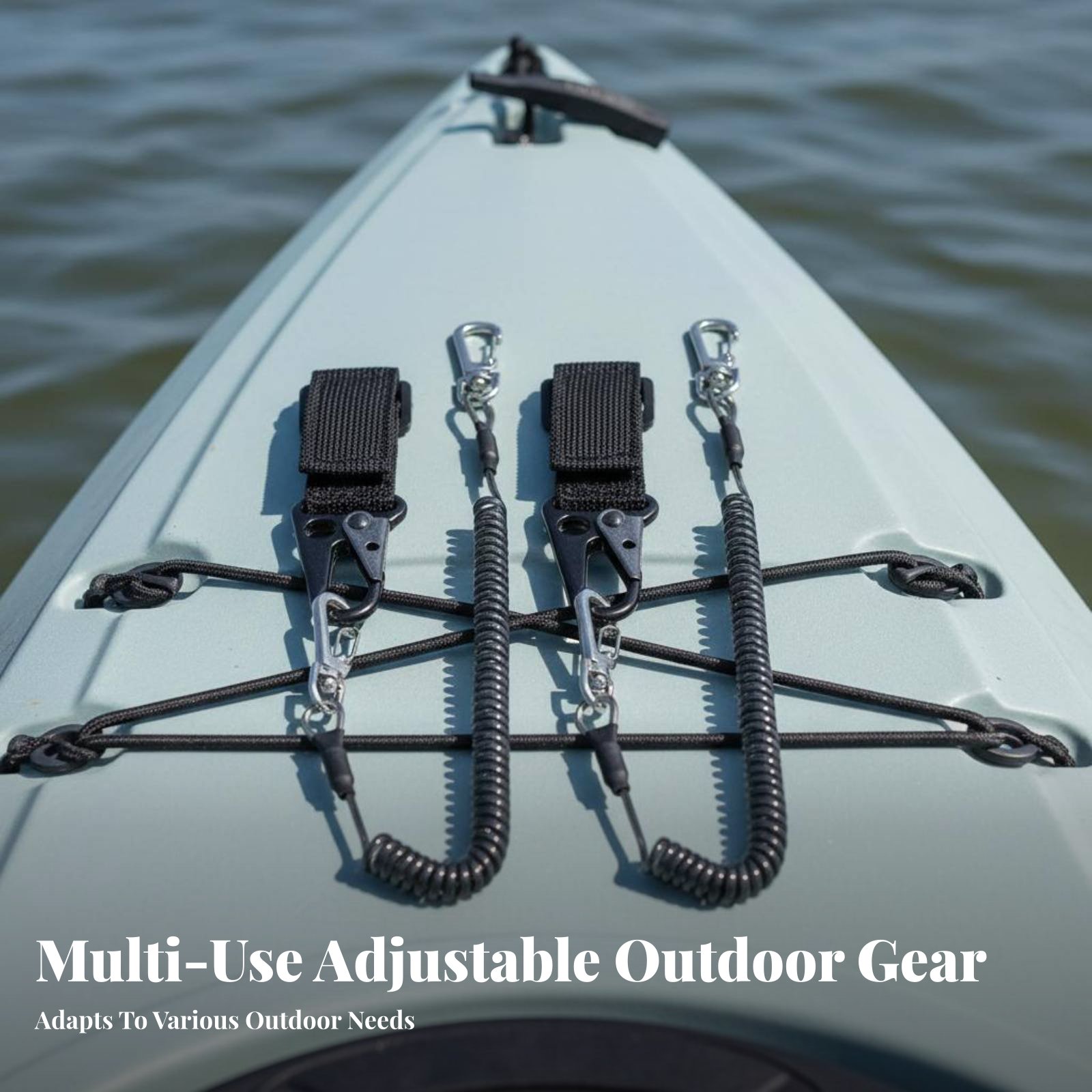 Retractable Rod Leash Adjustab - Fishing Kayak Paddle Leash ulasan dan harga