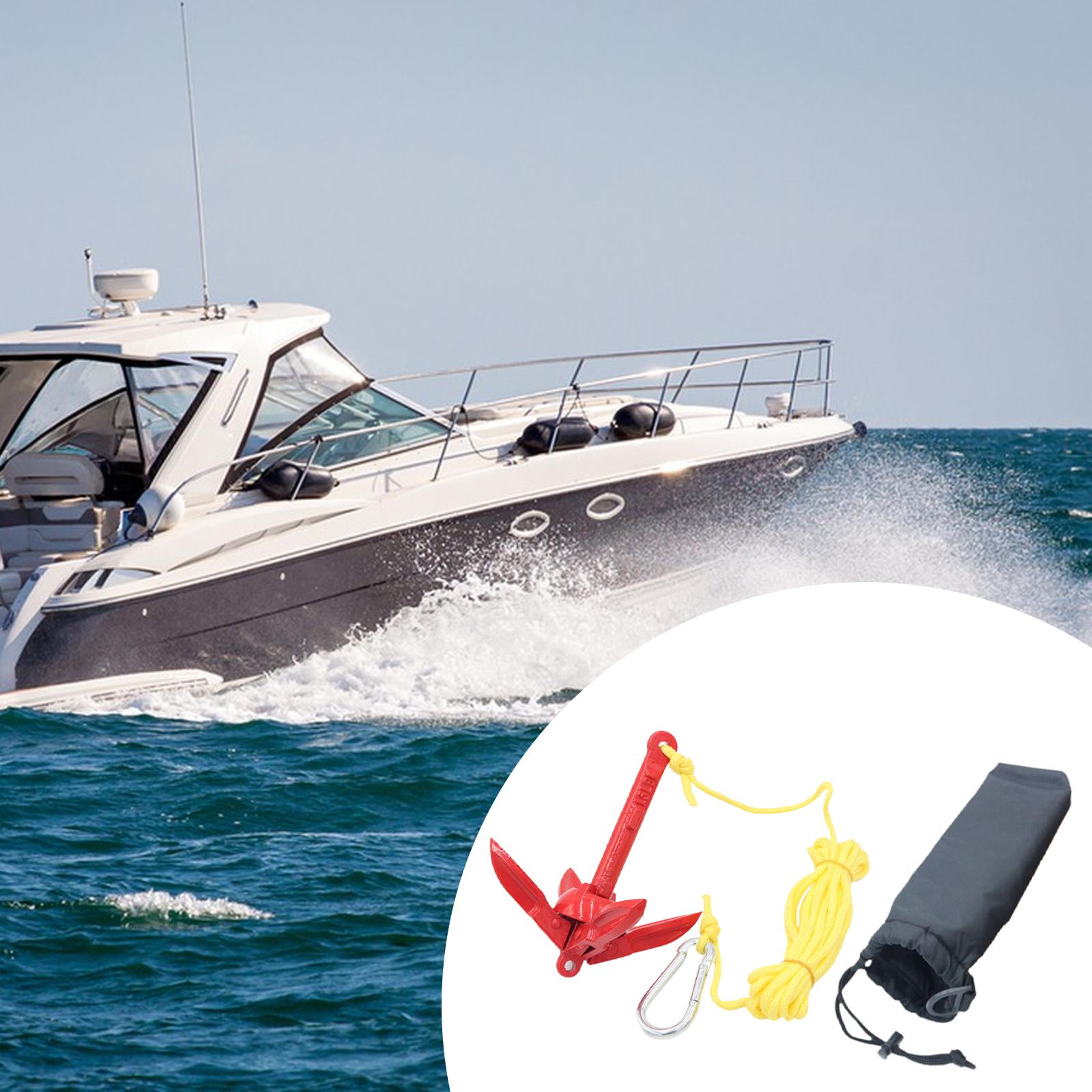 Carbon Steel Folding Boat Anch - Fishing Kayak Anchor ulasan dan harga
